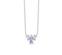 PINKPIN Original Zodiac Sign Necklace 925 Sterling Silver Clavicle Chain Exquisite Fairy Pendant Wife Jewelry Valentine's Day Gifts Girlfriend Necklaces, Sterling Silver, Diamond