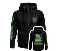 Pinku Kult Venom Black Zipped Premium Hoodie