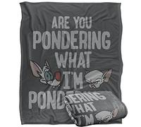 PINKY AND THE BRAIN Blanket, 152 x 127 cm The I Think So Silky Touch Super Soft Throw Blanket