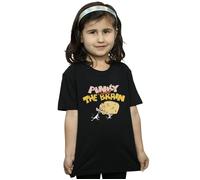 Pinky And The Brain Cheese Head Cotton T-Shirt Animaniacs Black 3-4 Years