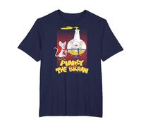 Pinky and The Brain Lab Flask T-Shirt, Men's Big and Tall, Navy Blue, 6X Tall
