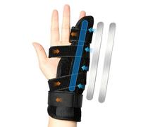 Pinky Finger Splint, Finger Splint for Broken Finger, Little Finger Splint Right Hand, Mallet Finger Splint, Trigger Finger Splint, Finger Brace for Daily Work and Nighttime Sleeping Protection, M