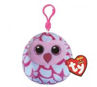 Pinky Owl Squishy Beanie Clip