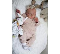 Pinky Reborn 19 Inch Sleeping Reborn Baby Doll Painted Hair