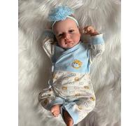 Pinky Reborn 20 Inch 50cm Reborn Baby Dolls Realistic Open Eyes New Reborn Girl Boy Doll Silicone Reborn Toddler Dolls Weighted Handmade Doll