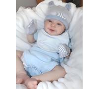 Pinky Reborn Dolls 20 Inch 50 cm Painted Hair Reborn Baby Dolls with Cuddly Body Realistic Reborn Boy Doll