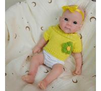 Pinky Reborn Solid Silicone Bettie Girl Dolls 12 Inch 30 CM Full Body Realistic Reborn Dolls Lifelike New Reborn Baby That Look Like A Real Babies Toys