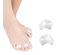 Pinky Toe Separators DYKOOK 10 Packs Gel Toe Spacers Pinky Toe Protectors Prevent Blisters and Corn ,Relieve Pressure Tailor Bunion Pain, S