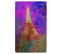 Pinky Tower Stylish KitchenTowel Benjamin Tate Design Purple One Size