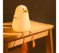 Pinlanuo Duck Lamp, LED Squishy Duck Night Light, Dimmable Soft Silicone Cute Baby Night Light, Rechargeable Night Lights for Kids Bedroom, Breastfeeding Nursery, Gifts for Women Teen Girls Baby