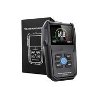 Pinless Wood Moisture Meter Hygrometer Timber Damp Detector Tree Density Digital Humidity with Calibration Function Quick Accurate