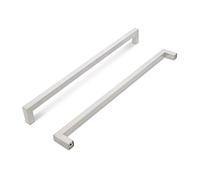 PinLin 5 Pack Cabinet Pulls Brushed Steel Hole Center 320mm Cabinet Door Handles Bedroom Drawer Pulls Square T Bar Handles Furniture Hardware for Cupboard Door Handles