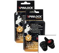 Pinlock Motorcycle Ear Plugs - New Generation Earing Protection (2 Pairs)