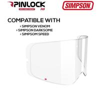 Simpson Venom/darksome Max Vision Pinlock Clear unisex
