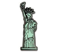 PinMart New York Souvenir Enamel Lapel Pin, 1 Piece, Metal, no gemstone