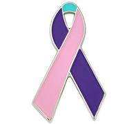 PinMart Thyroid Cancer Awareness Ribbon Enamel Lapel Pin Pin