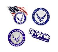 PinMart's Officially Licensed U.S. Air Force Veteran 4-Pin Set