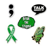 PinMart's Suicide & Mental Health Awareness 5-Pin Set