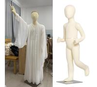 Pinnable Mannequin Child Sewing Full Body Realistic Adjustable Detachable, 1 2 3 4 5 6 7 8 9 10 11 12 13 14 Year Olds Manikin Display Faceless Dress Form Gender-Neutral