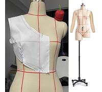Pinnable Mannequin Dress Form for Sewing, Female Dressmaker for Beginners Fashion Students Mom Dad, The Best for Mom Father Grandmother Grandfather