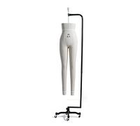 Pinnable Mannequin Hanging Pants Sewing for Dressmakers, Large Female Leg Manikin with Wheels and Adjustable Stand, Foam Dummy Trouser Form Display Retail Store (Size : 88)