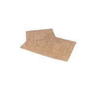 'Pinnacle' 2 Piece Cotton Bath Mat Set Showerdrape Brown One Size