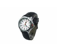 Pinnacle Awards Canada Approved Railroad Wrist Watch Plain Dial Face Stainless Steal Case, silver, Dress