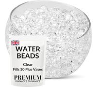 PINNACLE DYNAMICS Clear Water Beads - Bulk (4 Packs) Fills More Than 30 Vases - Decorative Home Accessories - Gel Balls Vase Fillers - Table Centrepiece - Perfect for Flower Vase and Floating Candles