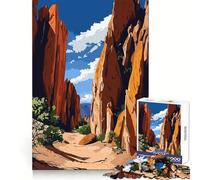 Pinnacle National Park Jigsaw Puzzles 1000 Piece for Adults Strengthen Recall Leisure Fun Quality Edge Elegant Gift (38x26cm)