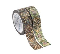 Pinnacle / Restoration (Mixed Pack) Washi Tape: 2 Iconic Paperblanks designs per set, Metallic foil pattern, 15mm wide x 10 metres long (Paperblanks Washi Tape)