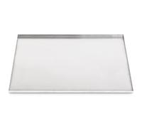 Pinnacle Systems 41.5" x 23" Metal Replacement Dog Crate Pan Chew Proof Crack Proof Pet Kennel Tray Central Dog Training Crate Pan Pet Supplies, Galvanized, 1" H