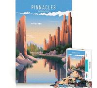 Pinnacles National Park 1000 Piece Jigsaw Puzzles for Adults Improve Memory Anxiety Relief Sharp Edge Wall Art Decor (38x52cm)