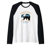 Pinnacles National Park California USA Hiking Camping Raglan Baseball Tee