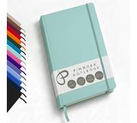 Pinnora Pastel Mint A5 Notebook - Lined Everyday Journal Notebook & Monthly Planner with 192 Pages, Notebooks for School, Office & Travel, Durable Cover, Smooth Paper, Ideal A5 Lined Notebooks