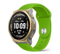 PinnWaa 20 mm Bracelet for Amazfit T-Rex 3 Pro 44 mm/Active 2 Square/Active 2/Active, Soft Silicone Watch Strap Replacement Strap for Amazfit GTR Mini/Bip 3/3 Pro/GTS 4/4 Mini/3/2e - Light Green