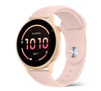 PinnWaa 20mm Silicone Watch Straps Compatible with Garmin Approach J1/Forerunner 570 42mm/165/165 Music/Approach S50/S44, Soft Sport Waterproof Wristband, Watch Band for Vivoactive 6/5 - Pink
