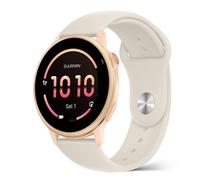 PinnWaa 20mm Silicone Watch Straps Compatible with Garmin Approach J1/Forerunner 570 42mm/165/165 Music/Approach S50/S44, Soft Sport Waterproof Wristband, Watch Band for Vivoactive 6/5 - Blue