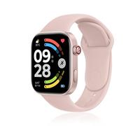 PinnWaa Strap for Xiaomi Redmi Watch 6 Active/6 Lite/6/5/4/Band 10/9/8 Pro | Waterproof Sport Soft Silicone Watch Band for Xiaomi Redmi Watch 6 Active/6 Lite/6/5/4/Smart Band 10/9/8 Pro, Pink