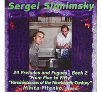 Pino Music II: 24 Preludes & Fugues 13-24 by Sergei Slonimsky (2000-11-28)