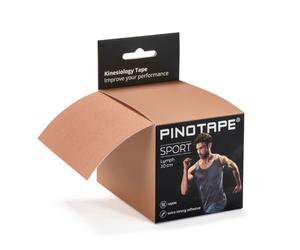 Pino Pro Sports© - The Original - Kinesiological Tape Light Beige in XL and XXL - Width 7.5 cm - length 5 m - Very Kind to the Skin - Kinesiology - Physio Tape - Sports Tape - Kinesio Tape