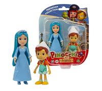 Pinocchio and Friends Giochi Preziosi Action Figure Twin Pack - Pinocchio and The Fairy With Turquoise Hair Action Figures