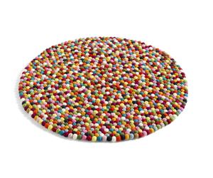 Pinocchio Carpet Ø 90 cm Multicolor Hay