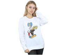 Pinocchio Jiminy Cricket Sweatshirt Disney White XXL