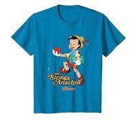 Pinocchio No Strings T-Shirt, Youth, Sapphire Blue, X-Small