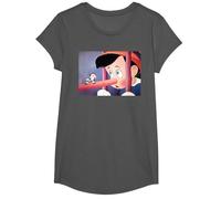Pinocchio Nose Still T-Shirt, Girls, Asphalt Grey, Medium