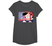 Pinocchio Nose Still T-Shirt, Girls, Dark Heather Grey, X-Small