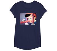 Pinocchio Nose Still T-Shirt, Girls, Navy Blue, Large