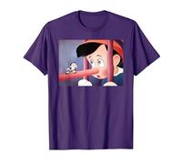 Pinocchio Nose Still T-Shirt, Men, Purple, Medium