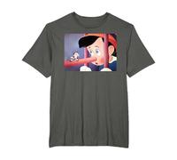 Pinocchio Nose Still T-Shirt, Men's Big and Tall, Asphalt Grey, 3X Tall