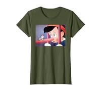 Pinocchio Nose Still T-Shirt, Women, Olive Green, Large